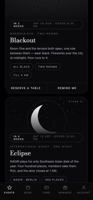 events scroll